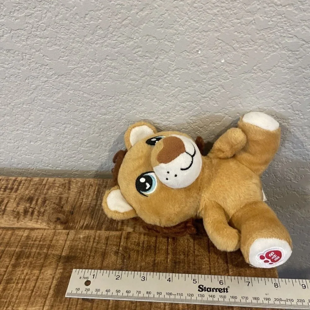 BUILD A BEAR 7” Small Fry Buddy Lion Plush 2015 Stuffed Animal BAB Soft